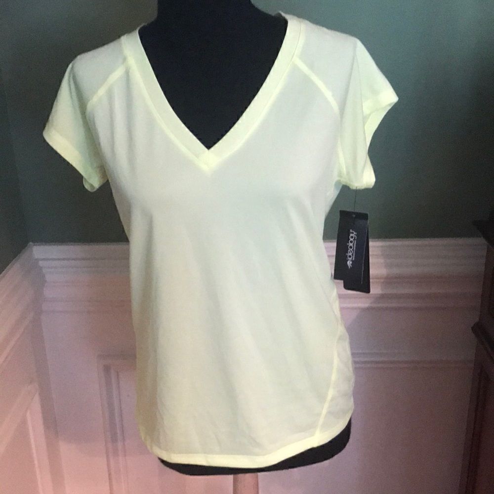 Ideology neon yellow Athletic tee S